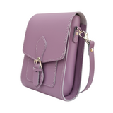 Handmade Leather Festival Phone Bag - Pastel Violet